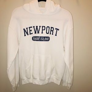 White Hooded Sweatshirt